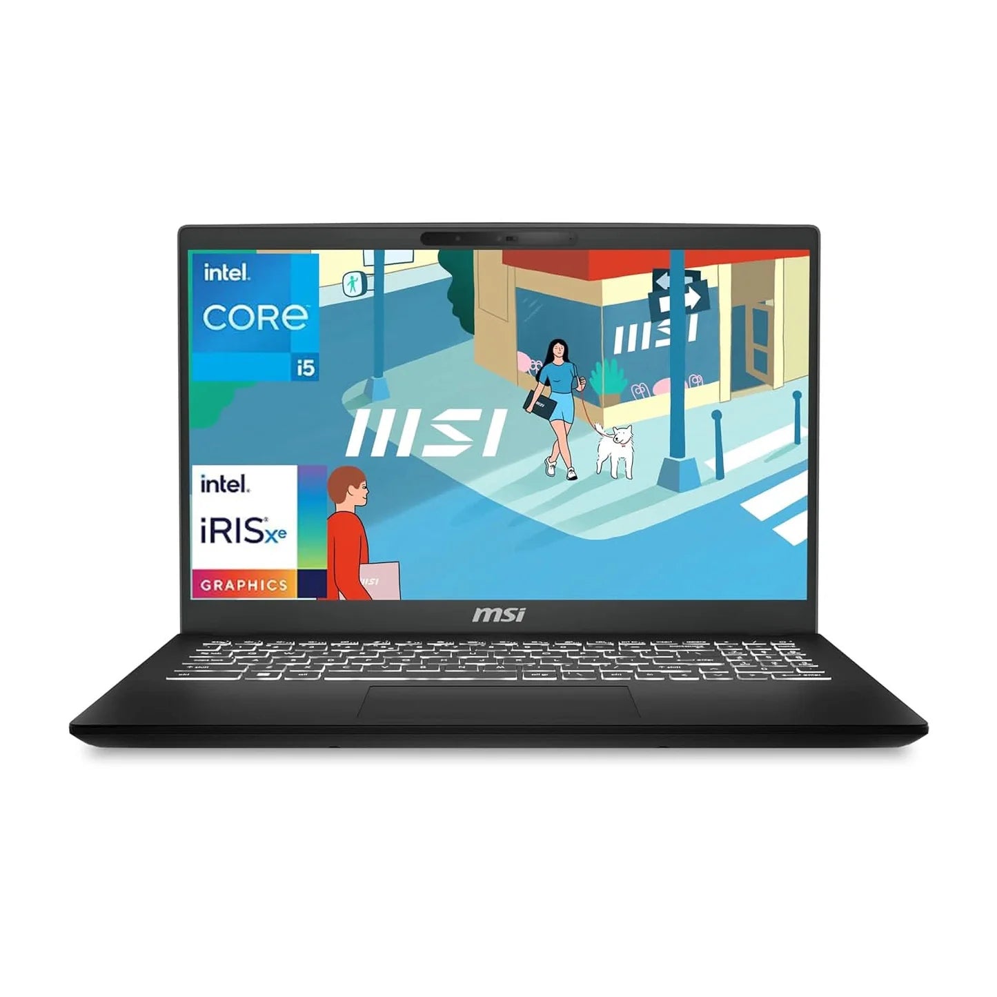 MSI Modern 15 Gaming Laptop Intel Core i5 13420H processor, Iris Xe Graphics, 8x2GB, 512GB SSD, 15.6