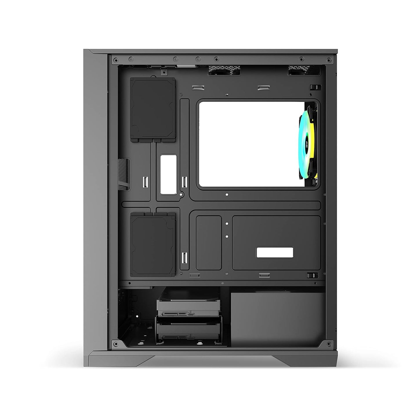 Ant Esports ICE-4000 RGB Black Gaming Cabinet