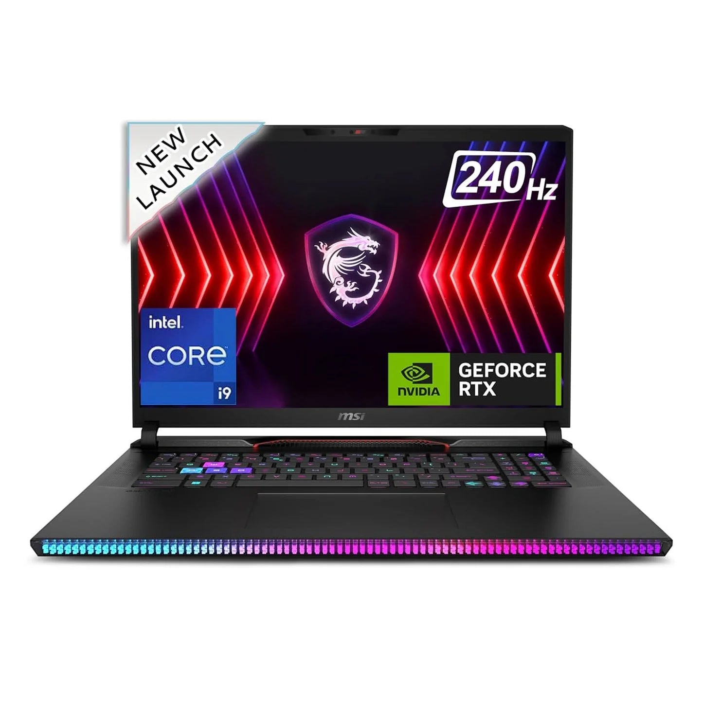 MSI Raider GE78 HX Gaming Laptop Intel Core i9-14900HX Processor, NVIDIA GeForce RTX 4080, 16x2GB, 2TB SSD, 17