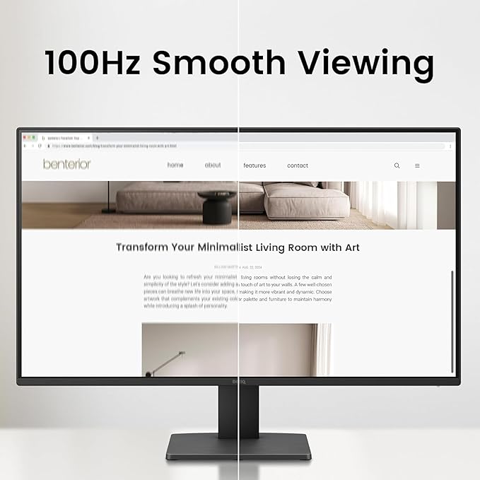 BenQ GW2791 27 Inch FHD Eye-Care Monitor (Black)
