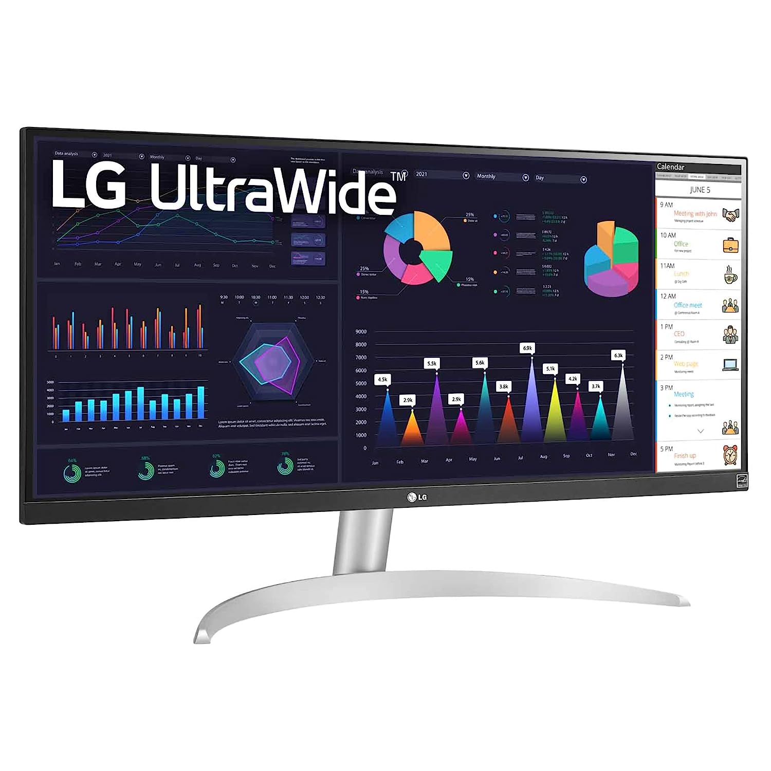 LG 29WQ600 UltraWide IPS Monitor 2560x1080 100Hz with HDMI, DP Port, and USB Type-C
