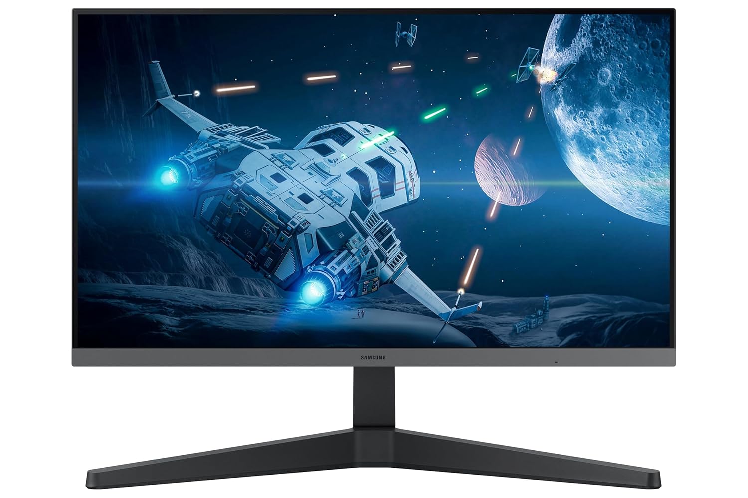 Samsung 27-inch (68.59cm) FHD, IPS, 100 Hz, 1920 x 1080 Flat Monitor, Bezel Less Design, AMD FreeSync, Flicker Free, HDMI, Display Port (LS27C330GAWXXL, Black) - | Buy Online at Shwetha Computers