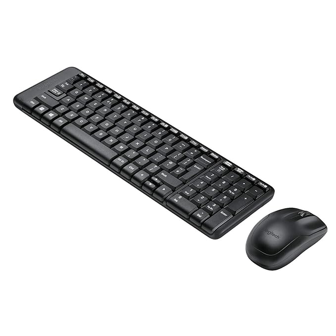Logitech MK215 Wireless Gaming Keyboard and Mouse Combo - | Buy Online at Shwetha Computers