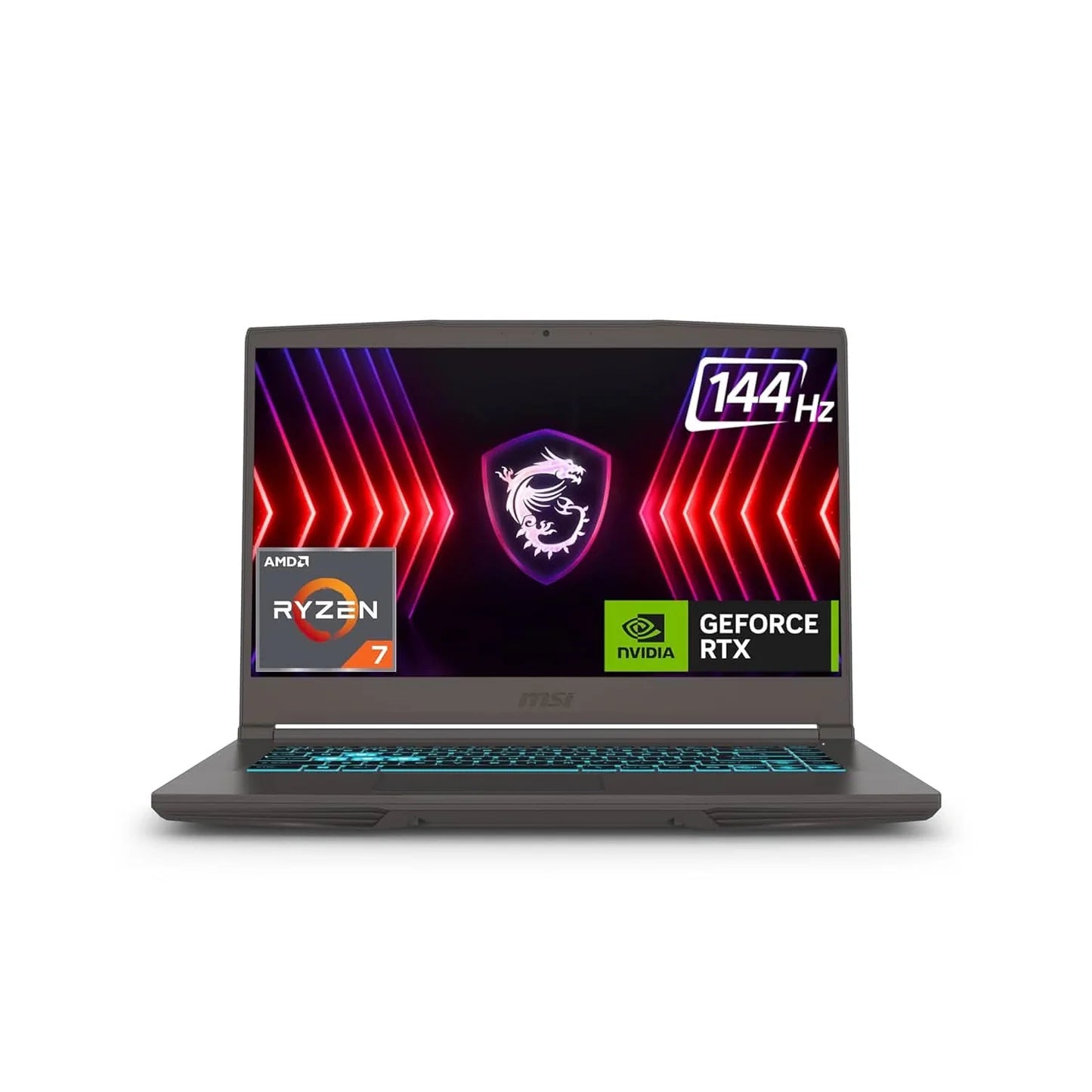 MSI Thin A15 AI Gaming Laptop Ryzen 7 7735HS processor, NVIDIA GeForce RTX 4060, 8x2GB, 1TB SSD, 15.6