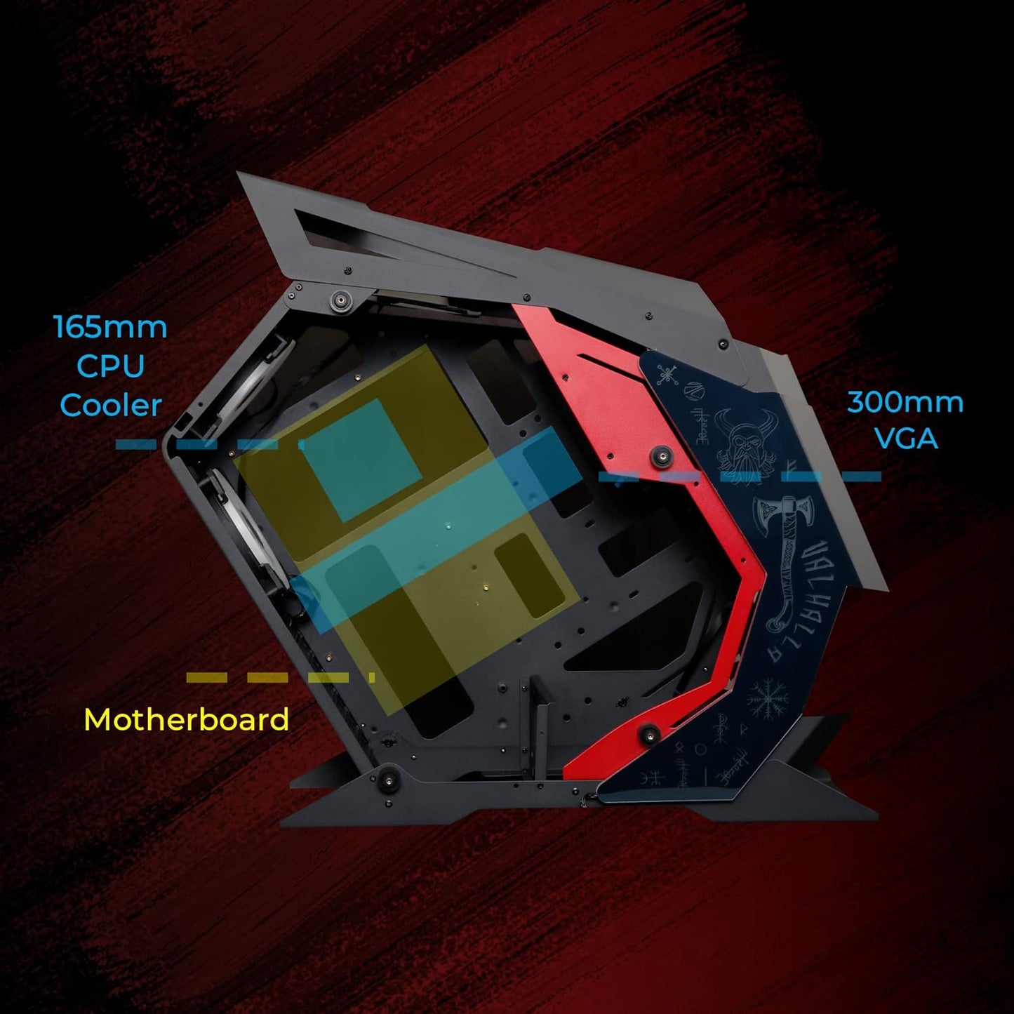 Zebronics Valhalla Pro Mid Tower RGB ATX Computer Case