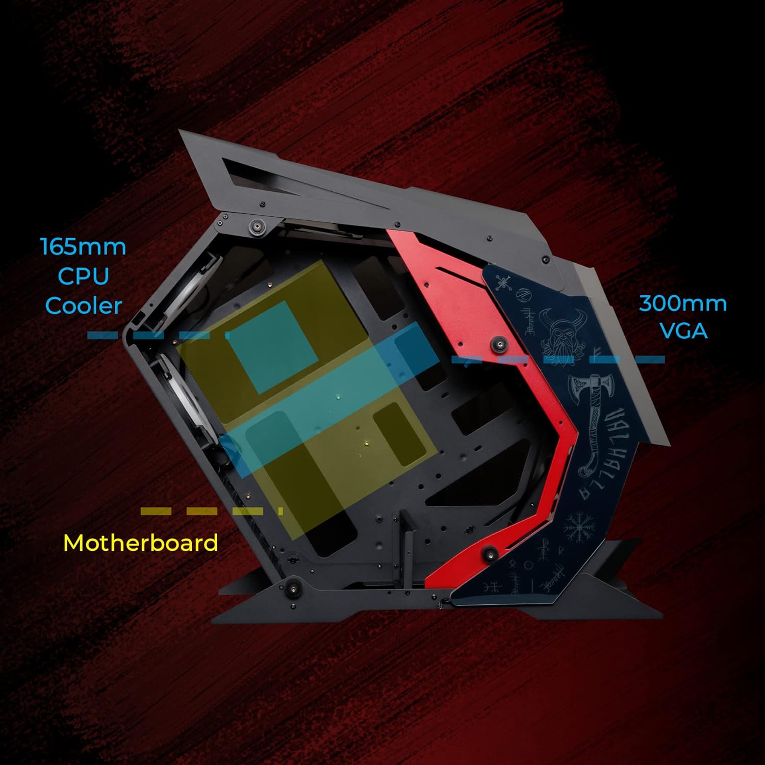 Zebronics Valhalla Pro Mid Tower RGB ATX Computer Case