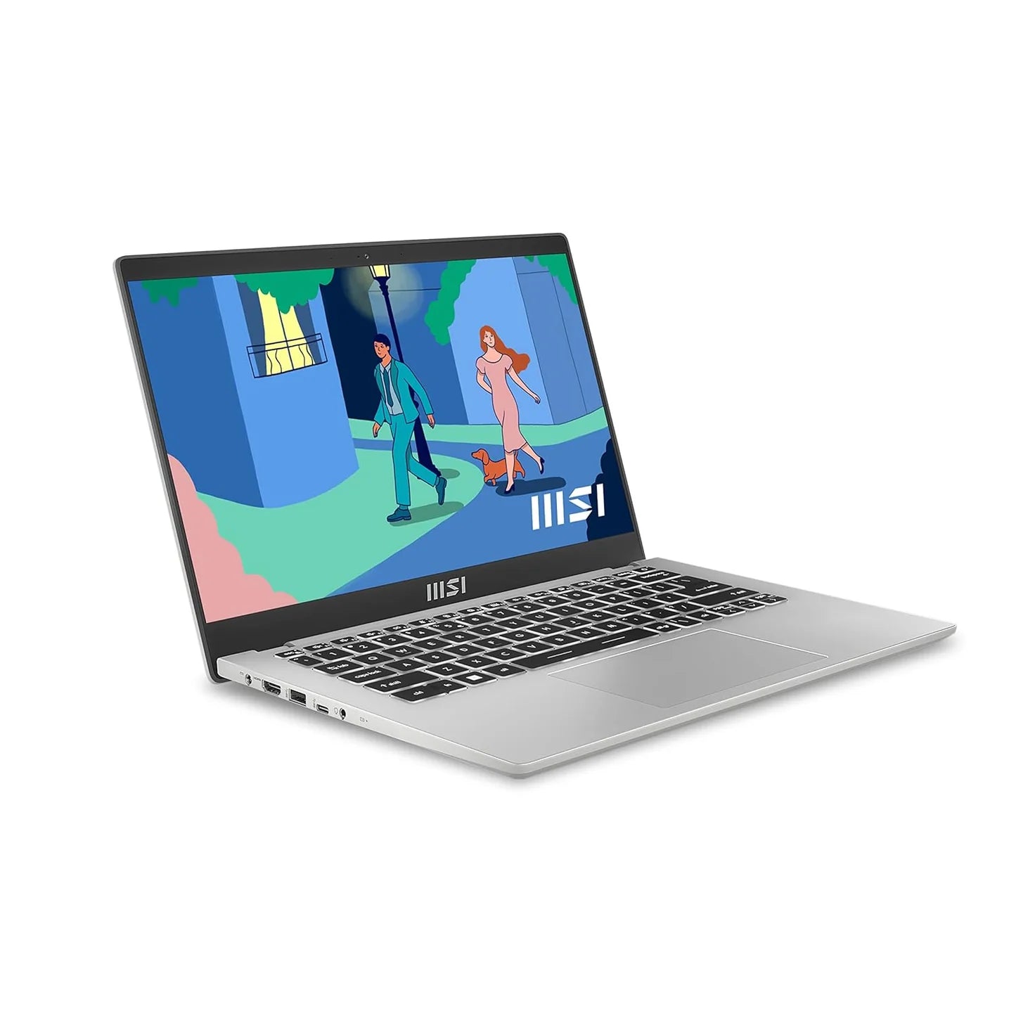 MSI Modern 14 Gaming Laptop Intel Core i5 1235U processor, Iris Xe Graphics, 8GBx2GB, 512GB SSD, 14