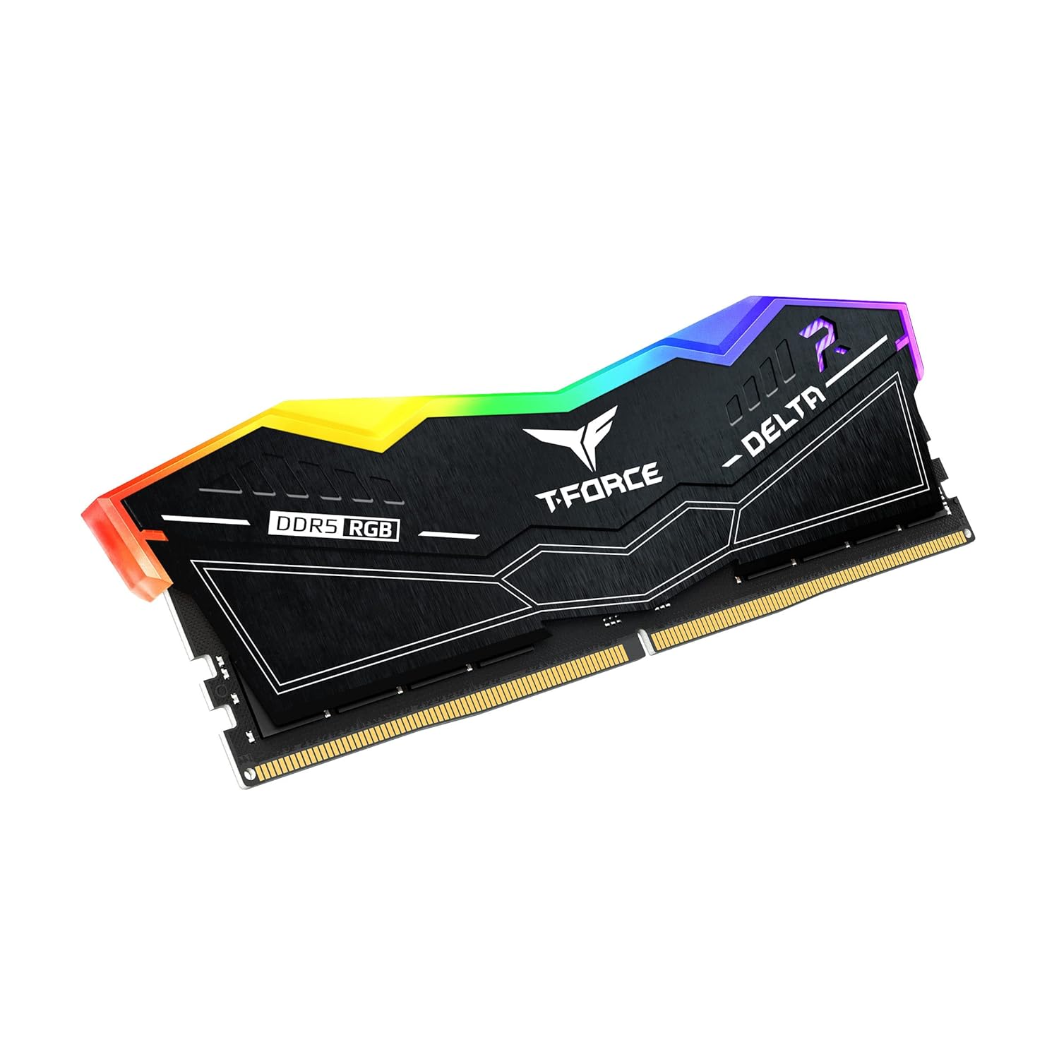 TEAMGROUP T-Force Delta RGB DDR5 32GB (16GBx2) 6400MHz Desktop RAM (Black)