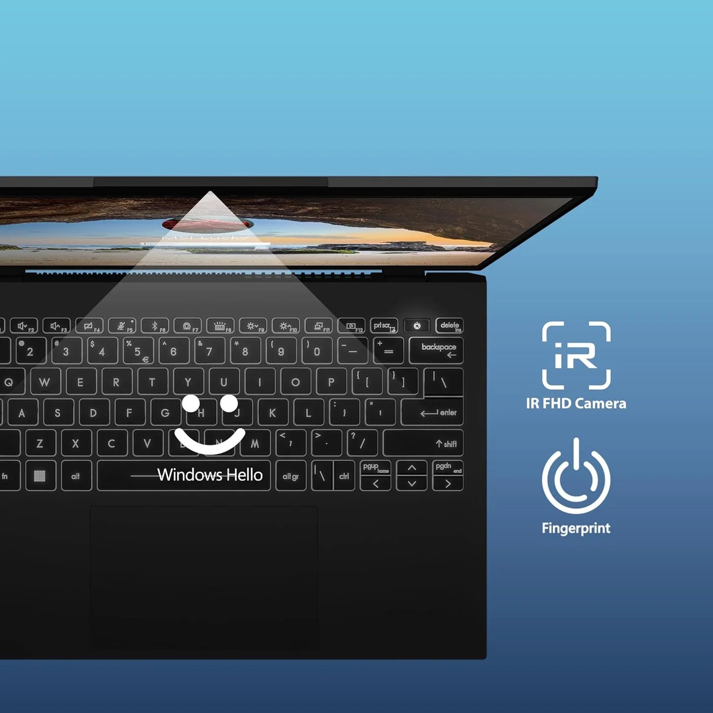 MSI Prestige 13 AI Gaming Laptop Intel Core Ultra 5-125H processor, Intel Arc Graphics, 16GB, 1TB SSD, 13.3