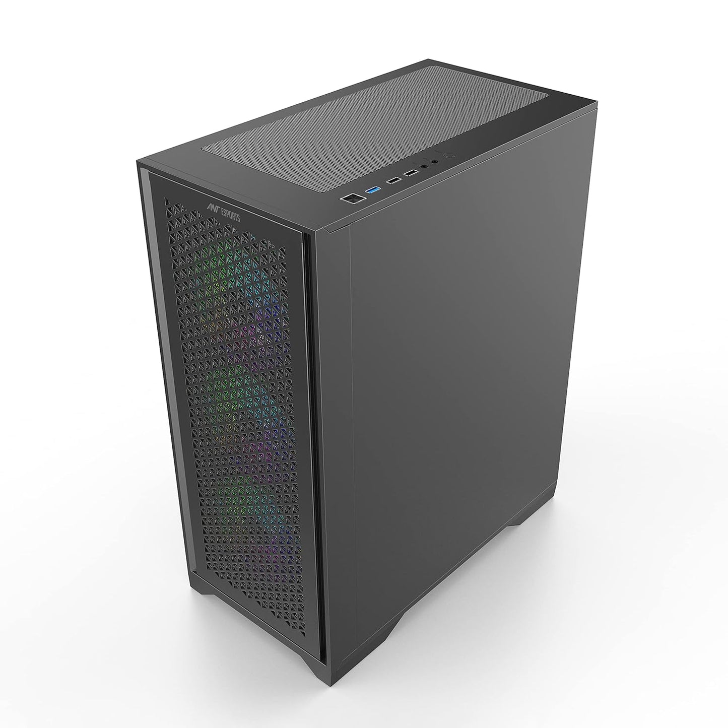 Ant Esports ICE-4000 RGB Black Gaming Cabinet