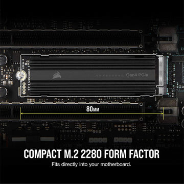 Corsair MP600 PRO LPX 4TB M.2 NVMe PCIe x4 Gen4 SSD