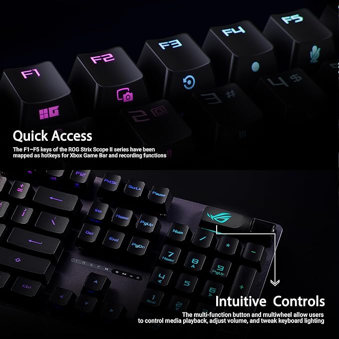 ASUS ROG Strix Scope II RX Optical Mechanical Gaming Keyboard