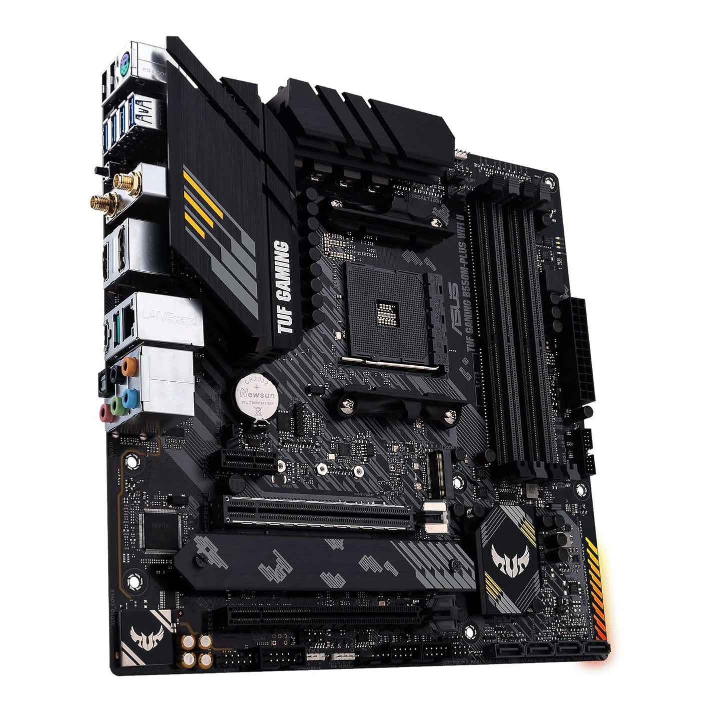 ASUS B550M TUF GAMING PLUS WIFI II MicroATX Motherboard with AMD Ryzen™ 5000 Series Support