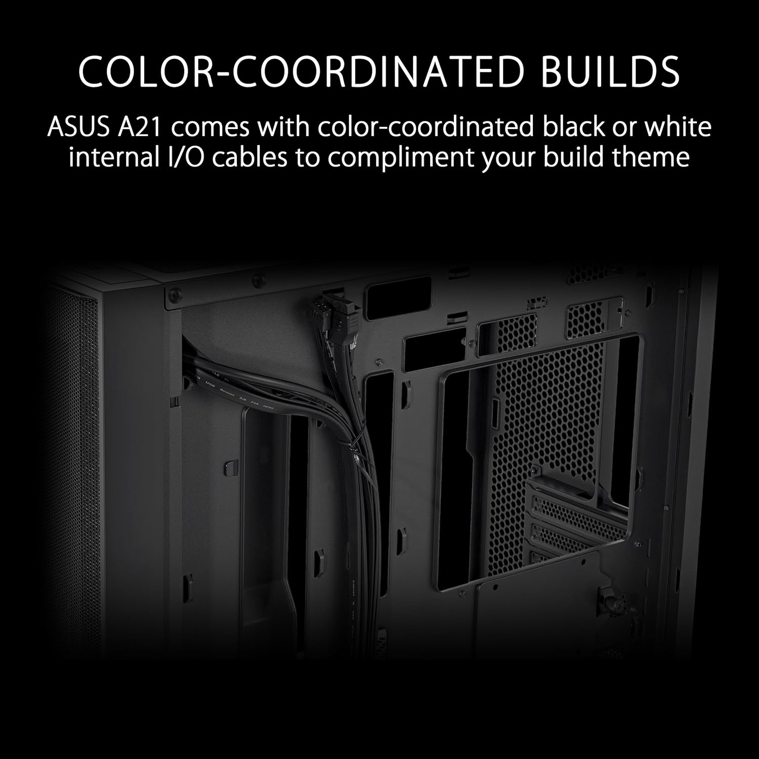 ASUS A21 Micro-ATX Case Black Edition