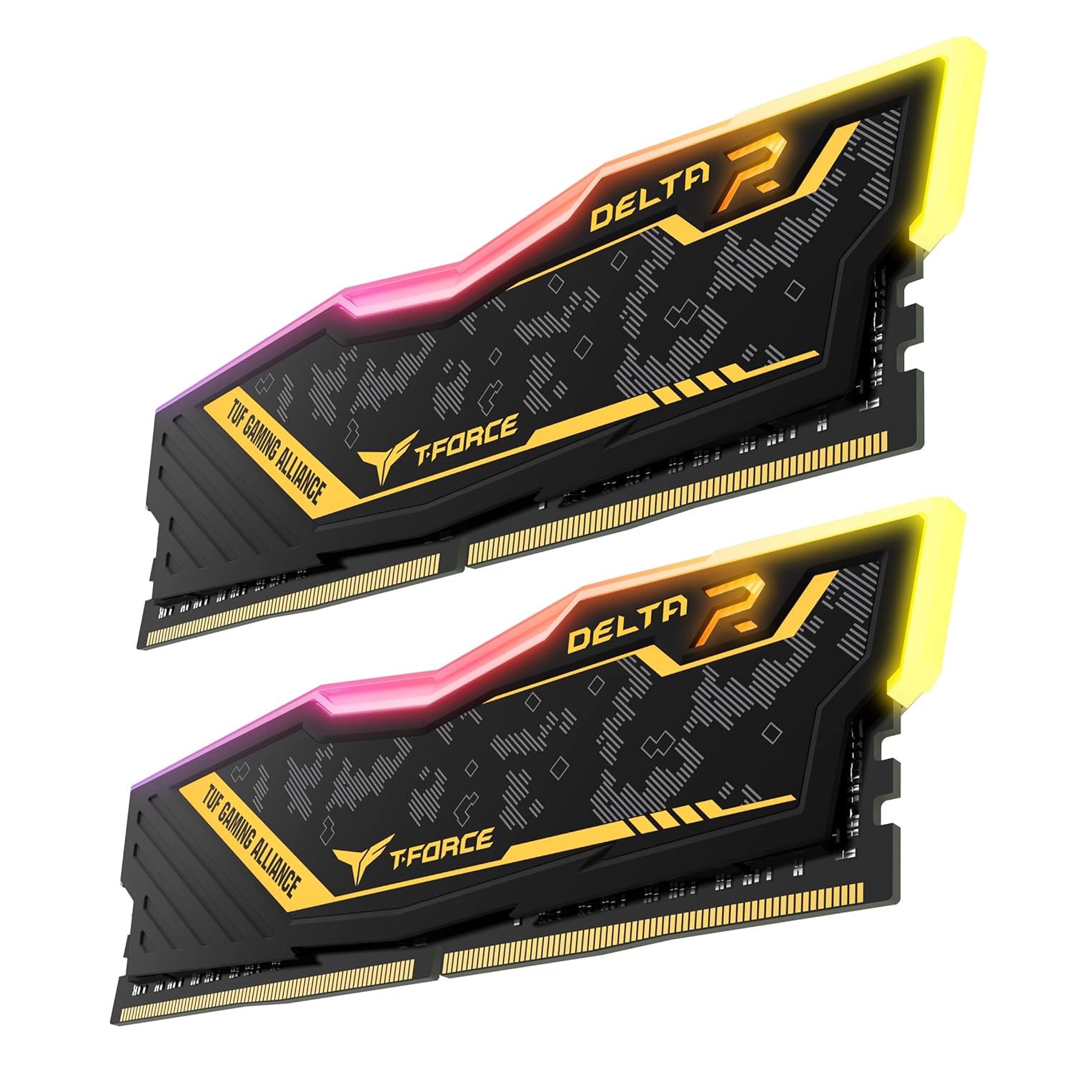 TEAMGROUP T-Force Delta TUF Gaming Alliance RGB CL16 DDR4 32GB (16GBx2) 3200MHz Desktop RAM (Black)