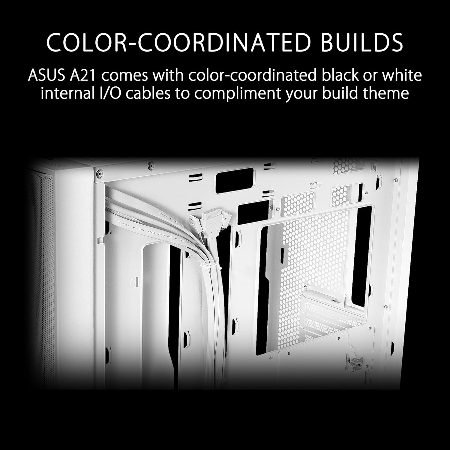 ASUS A21 Micro-ATX Case White Edition