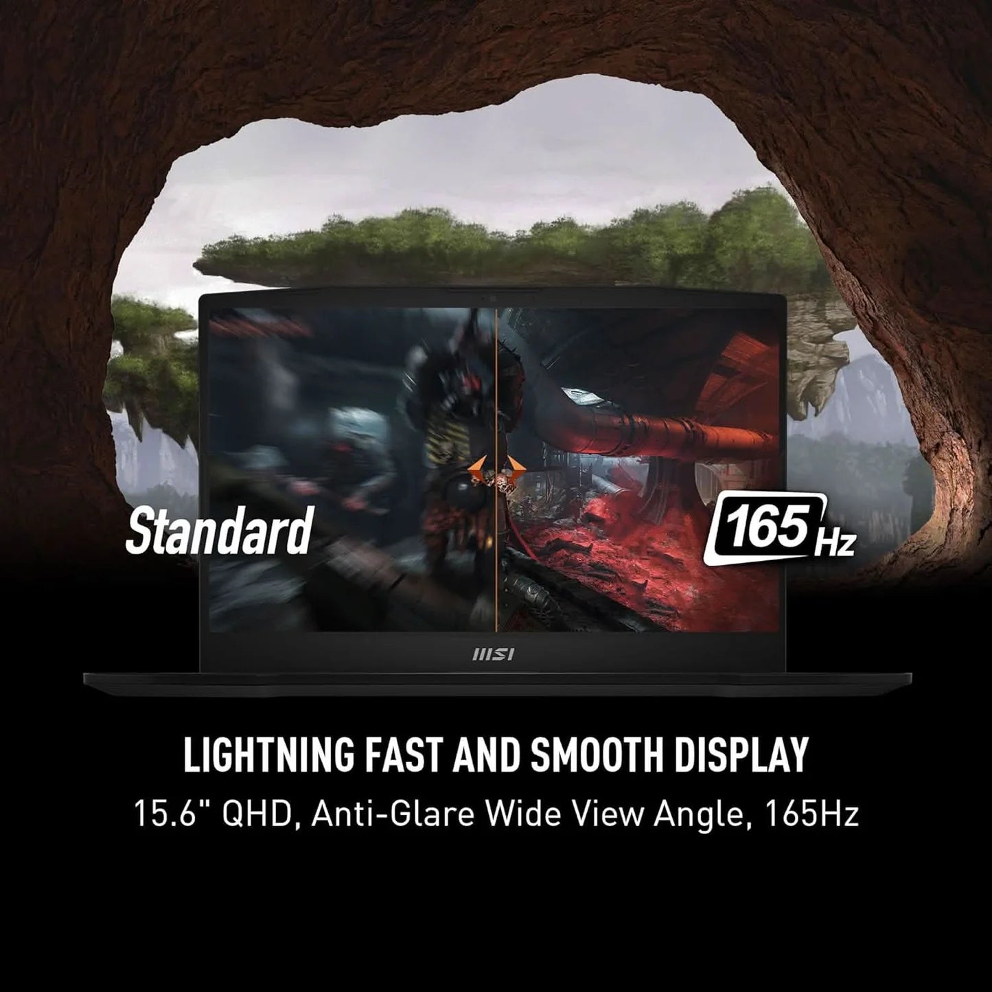 MSI Katana A15 AI Gaming Laptop Ryzen 7 8845HS processor, RTX 4050, 8x2GB, 1TB SSD, 15.6