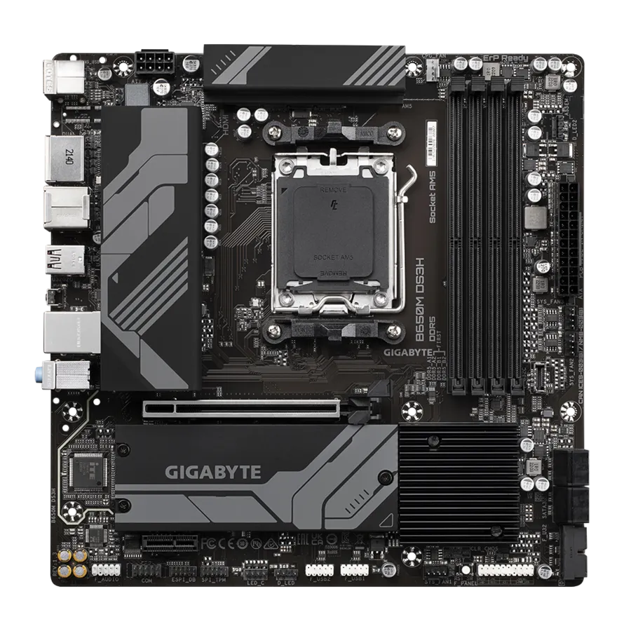 Gigabyte B650M DS3H AMD Ryzen 7000/8000 Series Micro ATX Motherboard with DDR5 Support