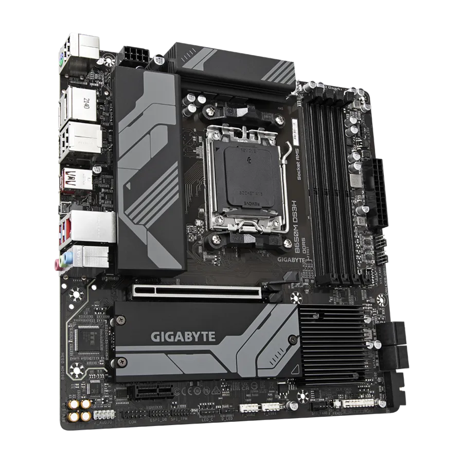 Gigabyte B650M DS3H AMD Ryzen 7000/8000 Series Micro ATX Motherboard with DDR5 Support