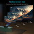 PORTRONICS Beem 490 6000 Lumens Smart Led Projector | Streaming Apps | 1080p Full HD | 6000 Lumens | 5W Speaker