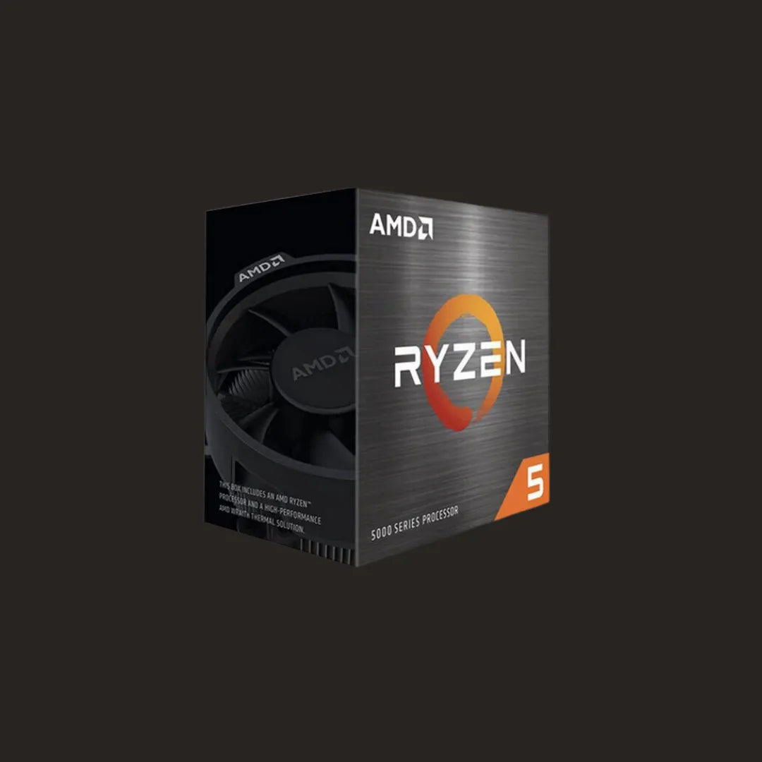AMD Ryzen 5 5600 Processor - 6 cores, 12 threads, up to 4.4GHz Boost Clock, 7nm FinFET Technology, Unlocked for Overclocking, AM4 Socket, 65W TDP, Windows 11 - 64-Bit Edition, No Integrated Graphics