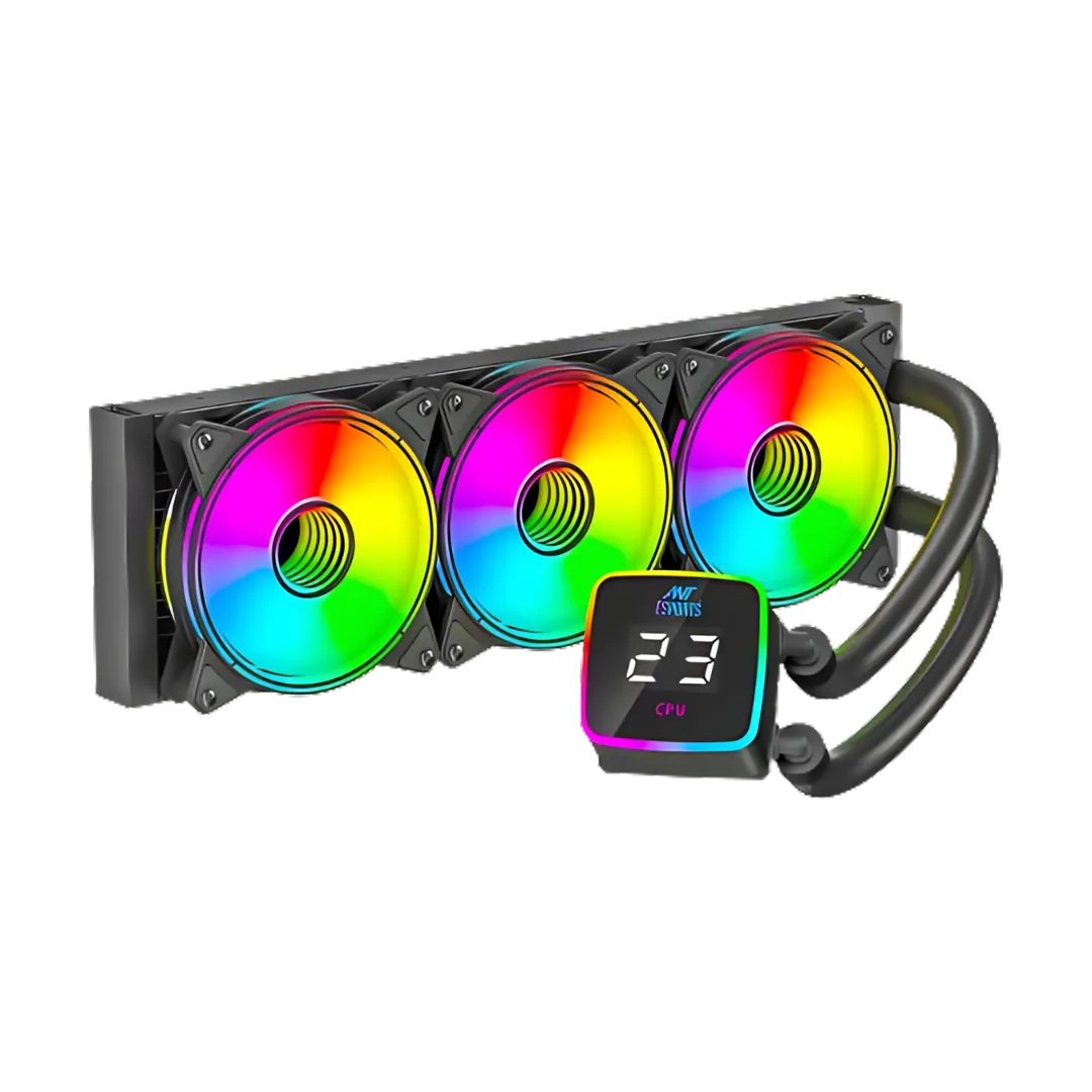 ANT 360 ARGB Flow Display - High-Performance Liquid Cooler with Flow Visualization