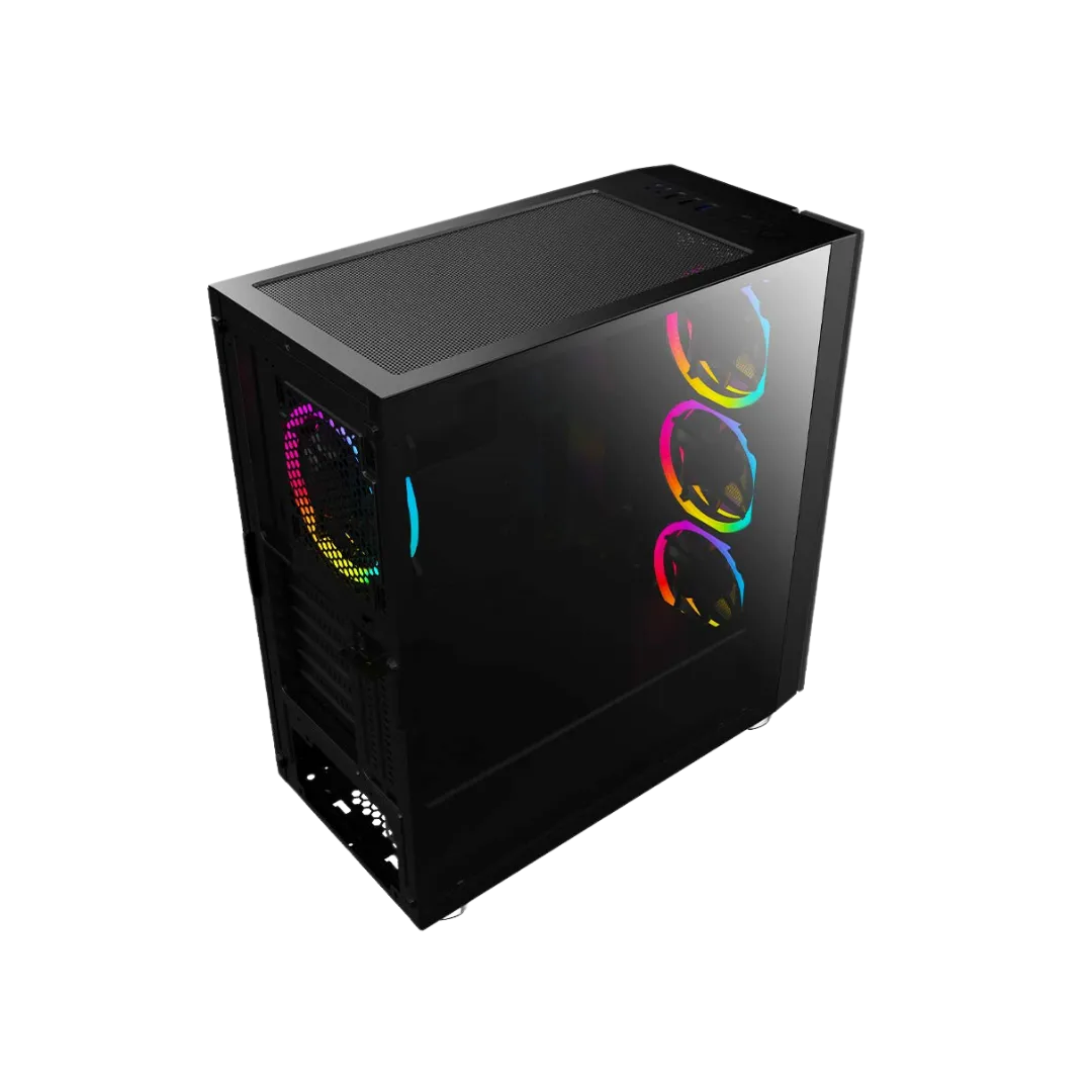 Ant Esports ICE-511MT Mid Tower ARGB Gaming Cabinet Black