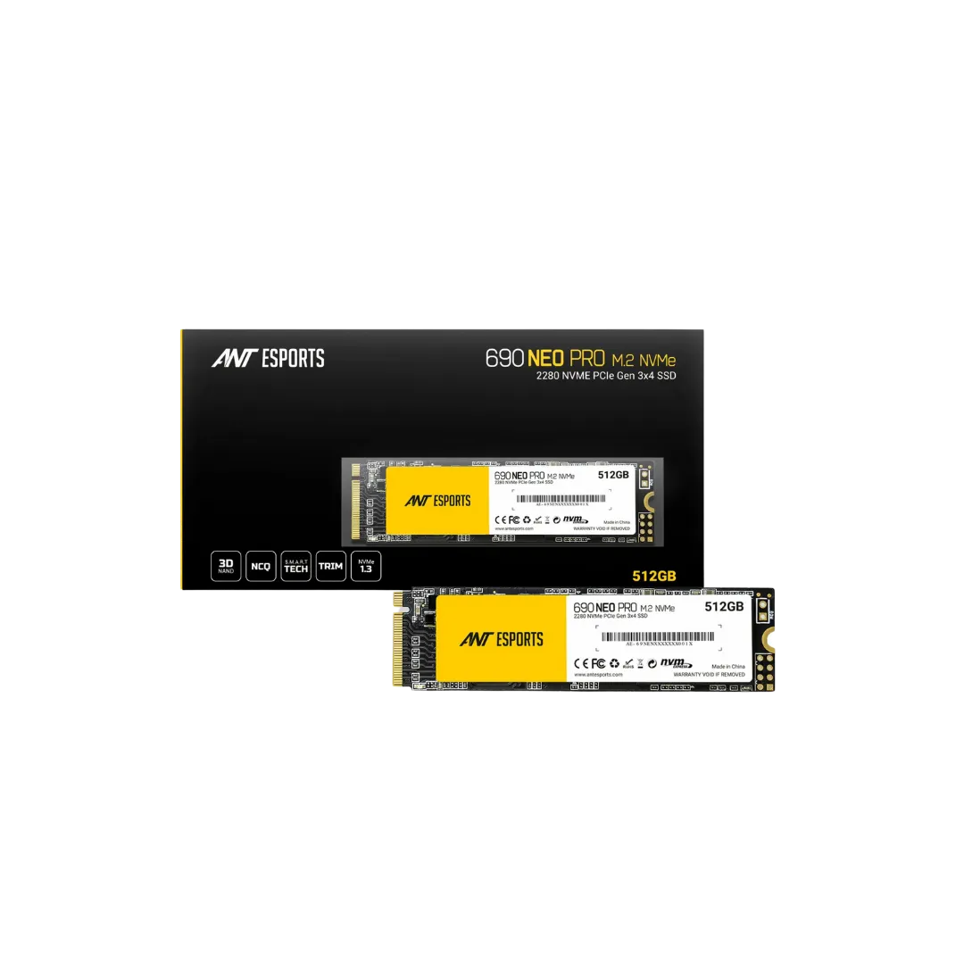 ANT ESPORTS 690 NEO PRO M.2 NVME SSD 512GB