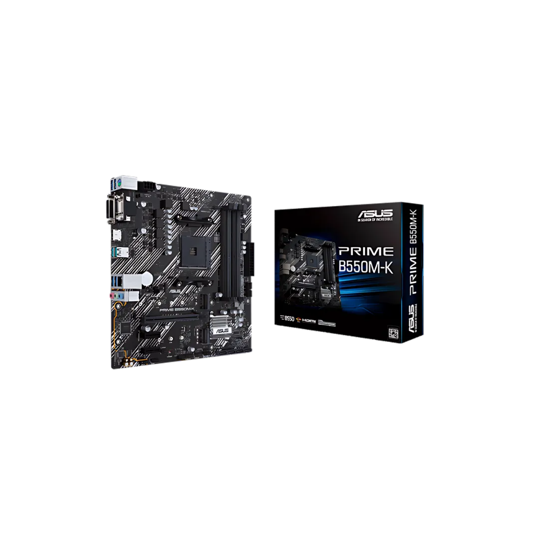 ASUS B550 MK PRIME Motherboard - PCIe 4.0, Dual M.2, USB 3.2 Gen 2