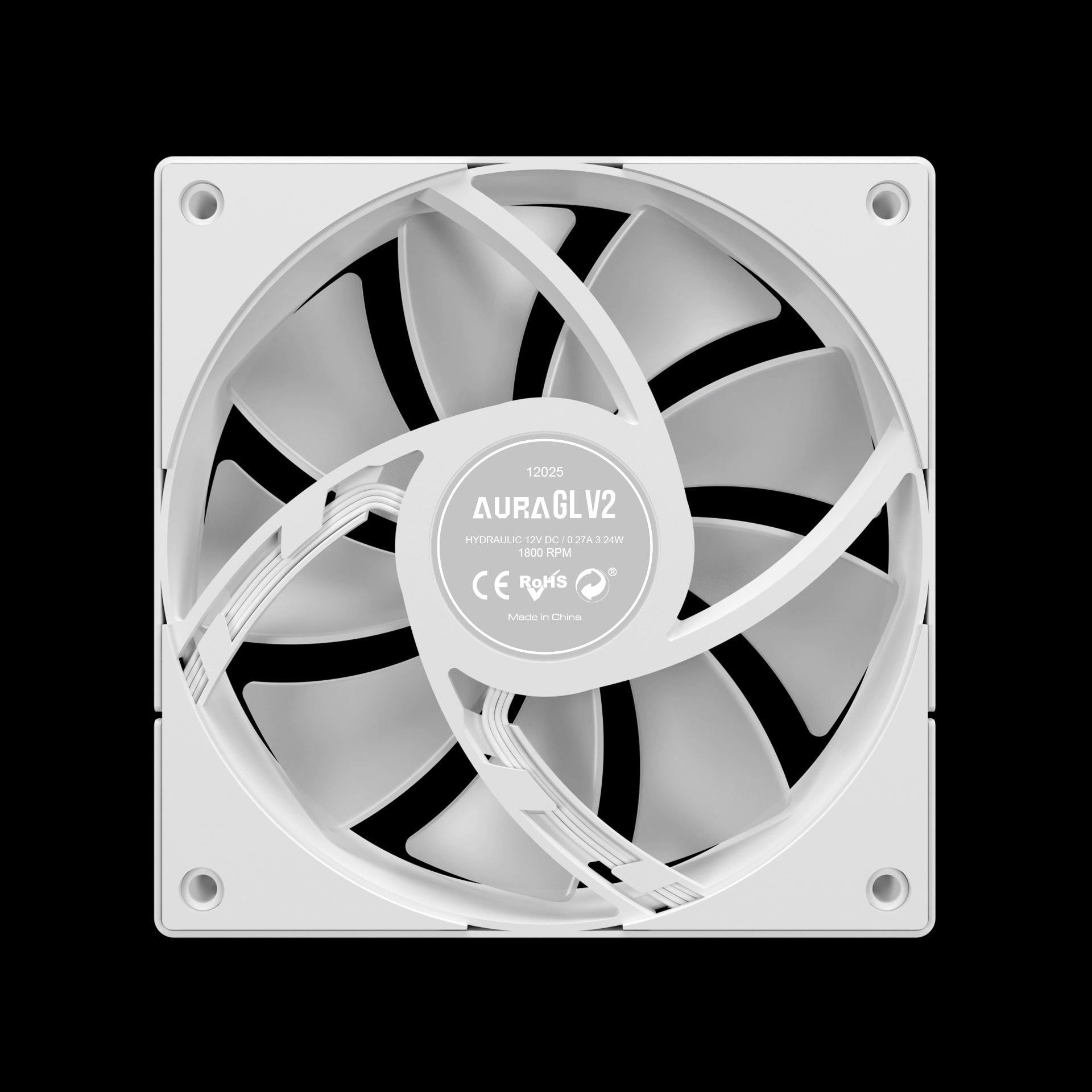 GAMDIAS AURA GL240 V2 WH High Performance 240mm ARGB Liquid Cooler with Universal Socket Support