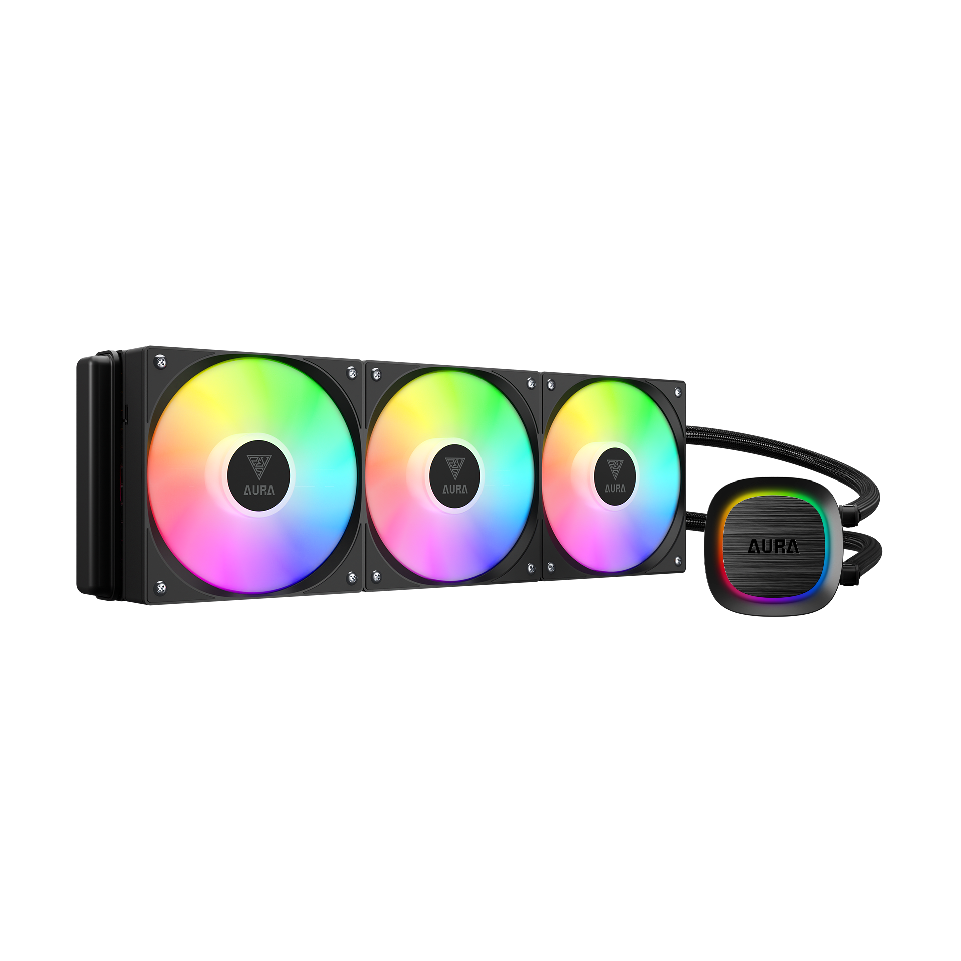 GAMDIAS AURA GL360 V2-360mm ARGB AIO Cooler with Universal Socket Support