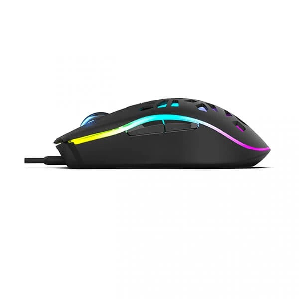 ANT ESPORTS GM80 Wired Optical Gaming Mouse - Black 3600 DPI RGB USB 1 Year Warranty