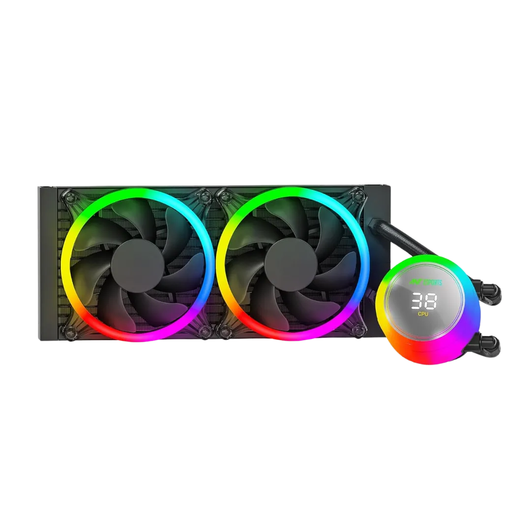 Ant Esports ICE CHROMA 240 - Efficient Liquid Cooler with Customizable ARGB Lighting