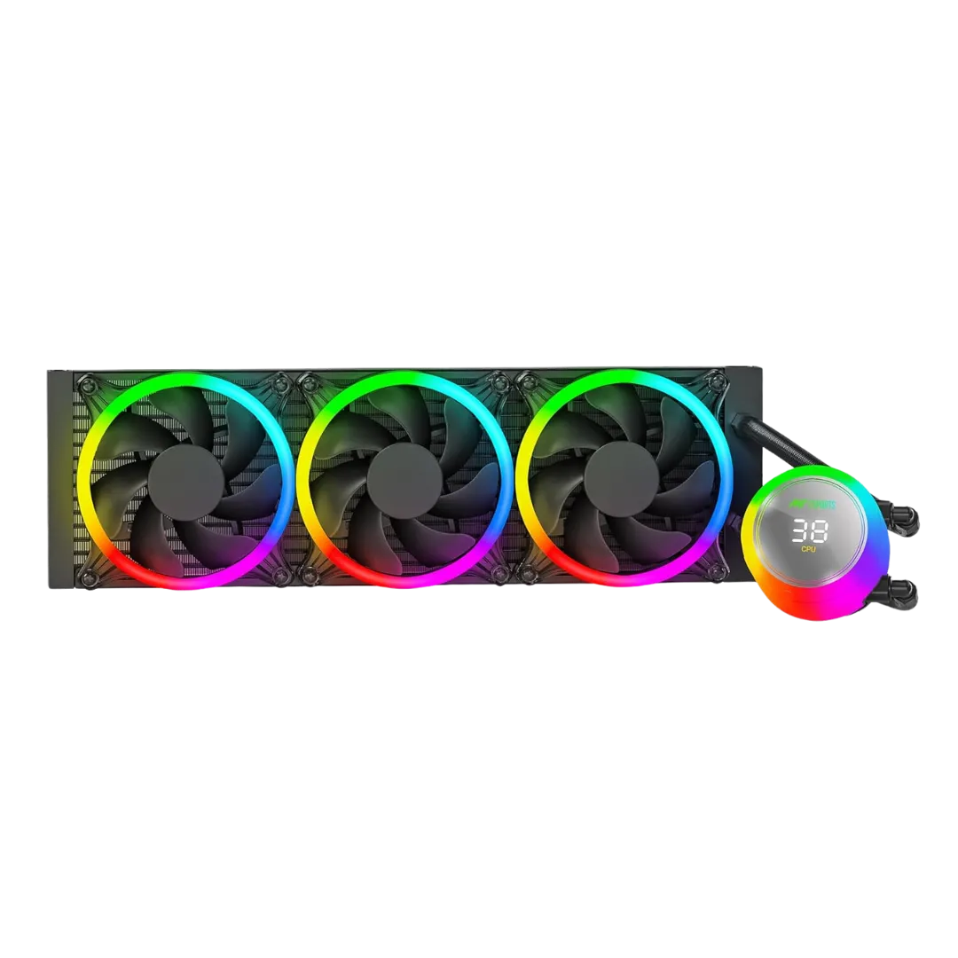 Ant Esports ICE CHROMA 360 Black - High-Performance Liquid Cooler with Elegant Design