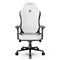 CYBEART Arctic White Gaming Office Chair 4D Armrest Inbuilt Lumbar Support Supreme PU Leather, Ergonomic, Recline & Tilt