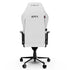CYBEART Arctic White Gaming Office Chair 4D Armrest Inbuilt Lumbar Support Supreme PU Leather, Ergonomic, Recline & Tilt