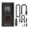PORTRONICS Vayu Portable Tyre Inflator | Pre-set Inflation Modes | Digital Display | Dual Power Source | 2 x 2000 mAh Battery
