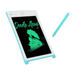 PORTRONICS Ruffpad 8.5 " Re-Writable LCD PAD | Green Colour LCD | One-Press Erase | 8.5 Inches Screen | Erase Lock Switch - Blue | Buy Online at Shwetha Computers
