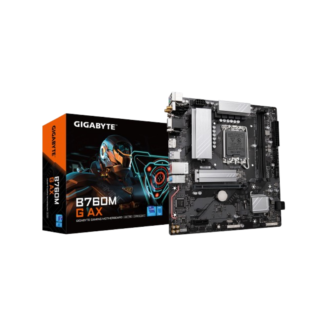 GIGABYTE B760M G AX Motherboard - DDR4, PCIe 4.0, Wi-Fi 6