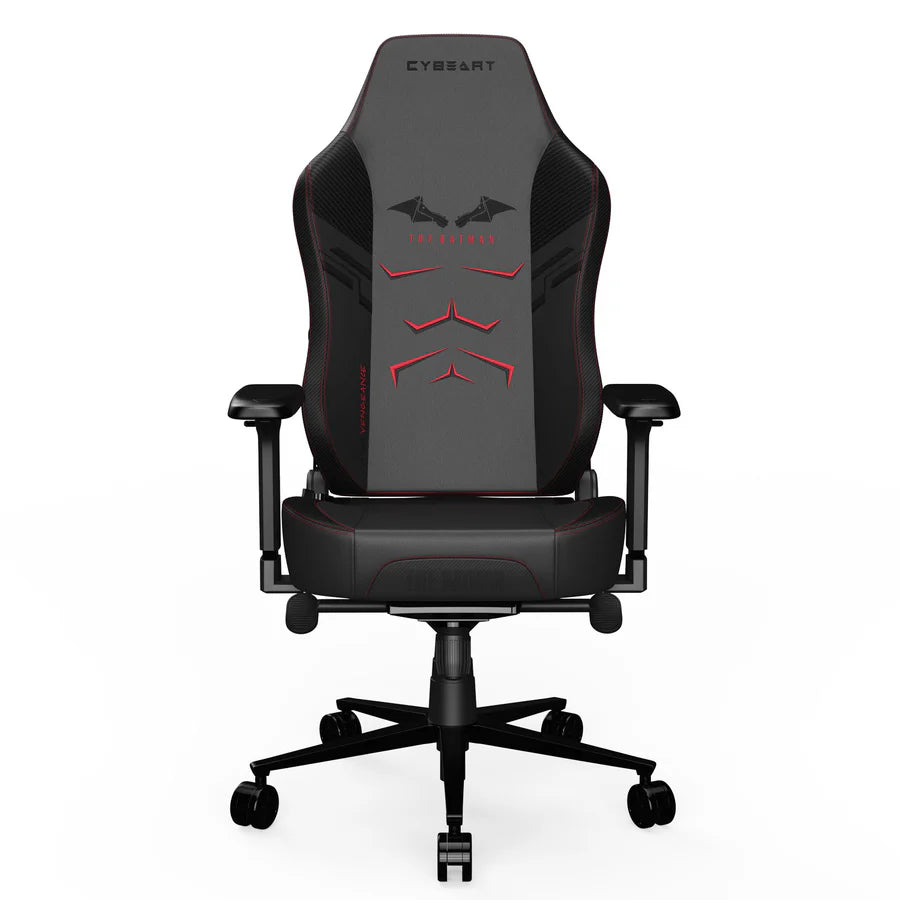 CYBEART The Batman Gaming Office Chair - DC Comics 4D Armrest Inbuilt Lumbar Support Supreme PU Leather, Ergonomic, Recline & Tilt