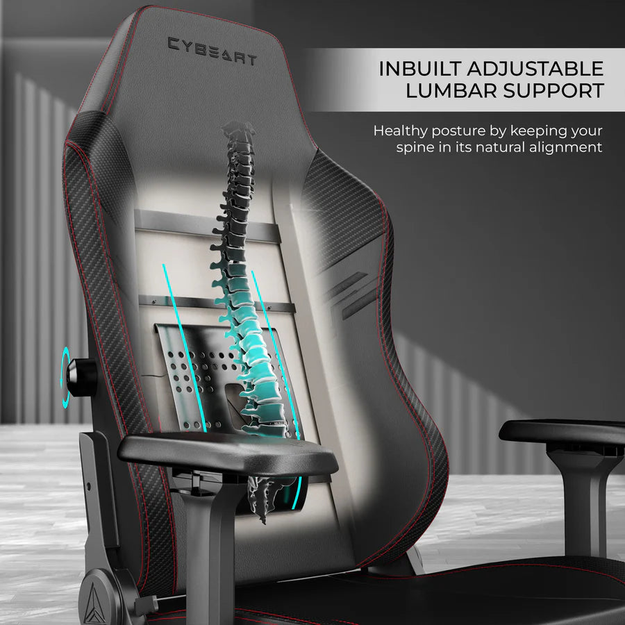 CYBEART The Batman Gaming Office Chair - DC Comics 4D Armrest Inbuilt Lumbar Support Supreme PU Leather, Ergonomic, Recline & Tilt