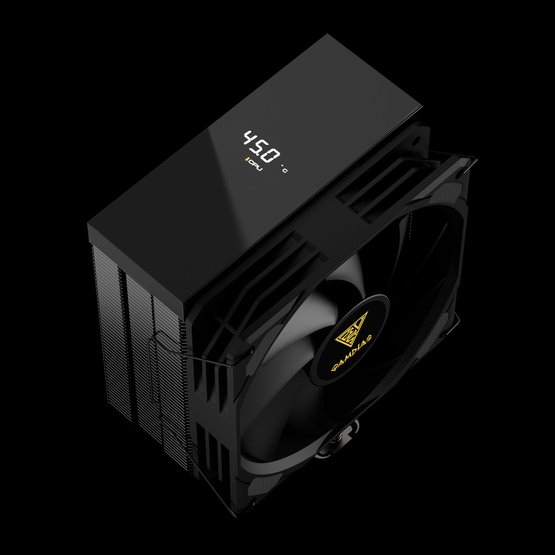 GAMDIAS BOREAS E2-410 Black-120mm CPU Air Cooler with 4 Copper Heat Pipes