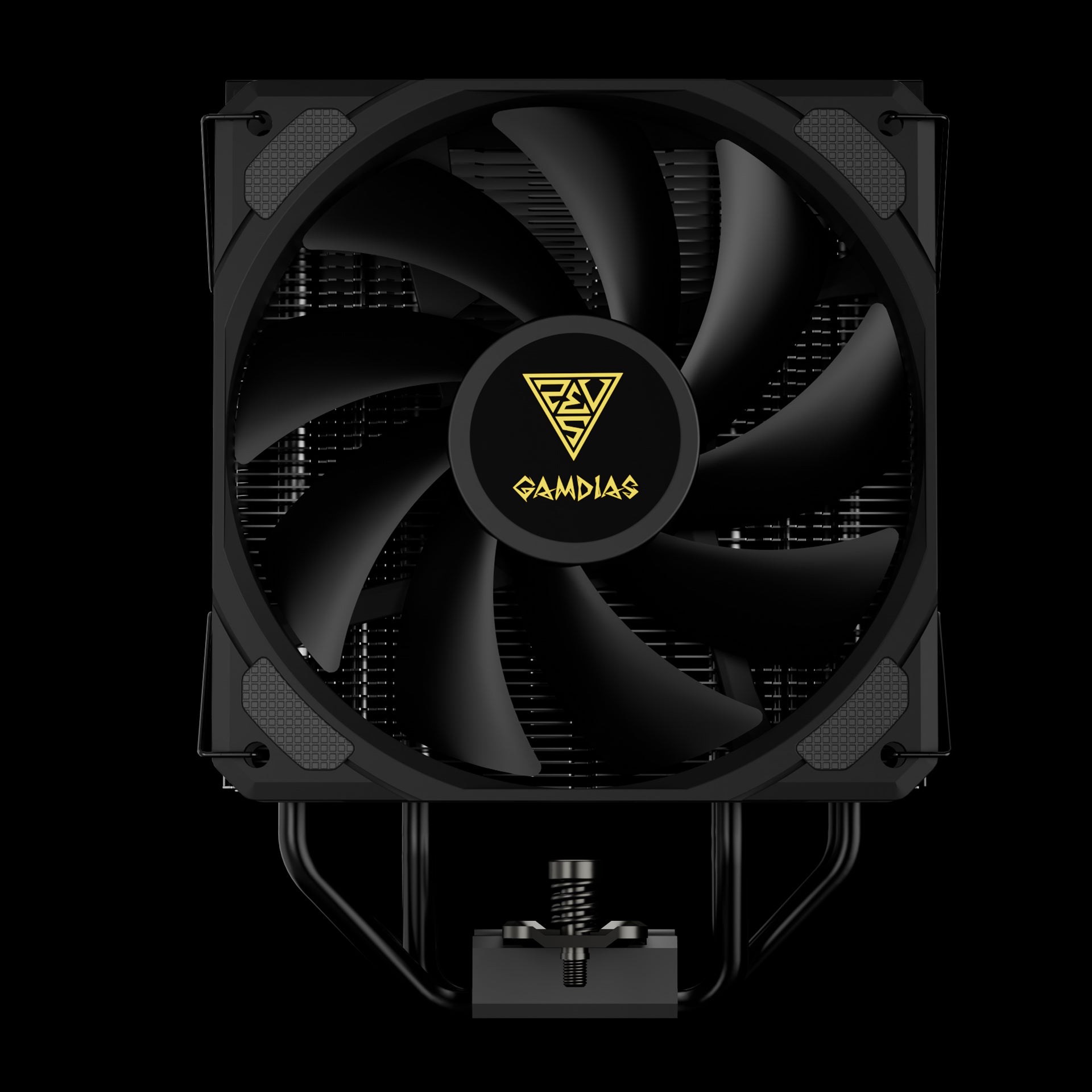GAMDIAS BOREAS E2-410 Black-120mm CPU Air Cooler with 4 Copper Heat Pipes