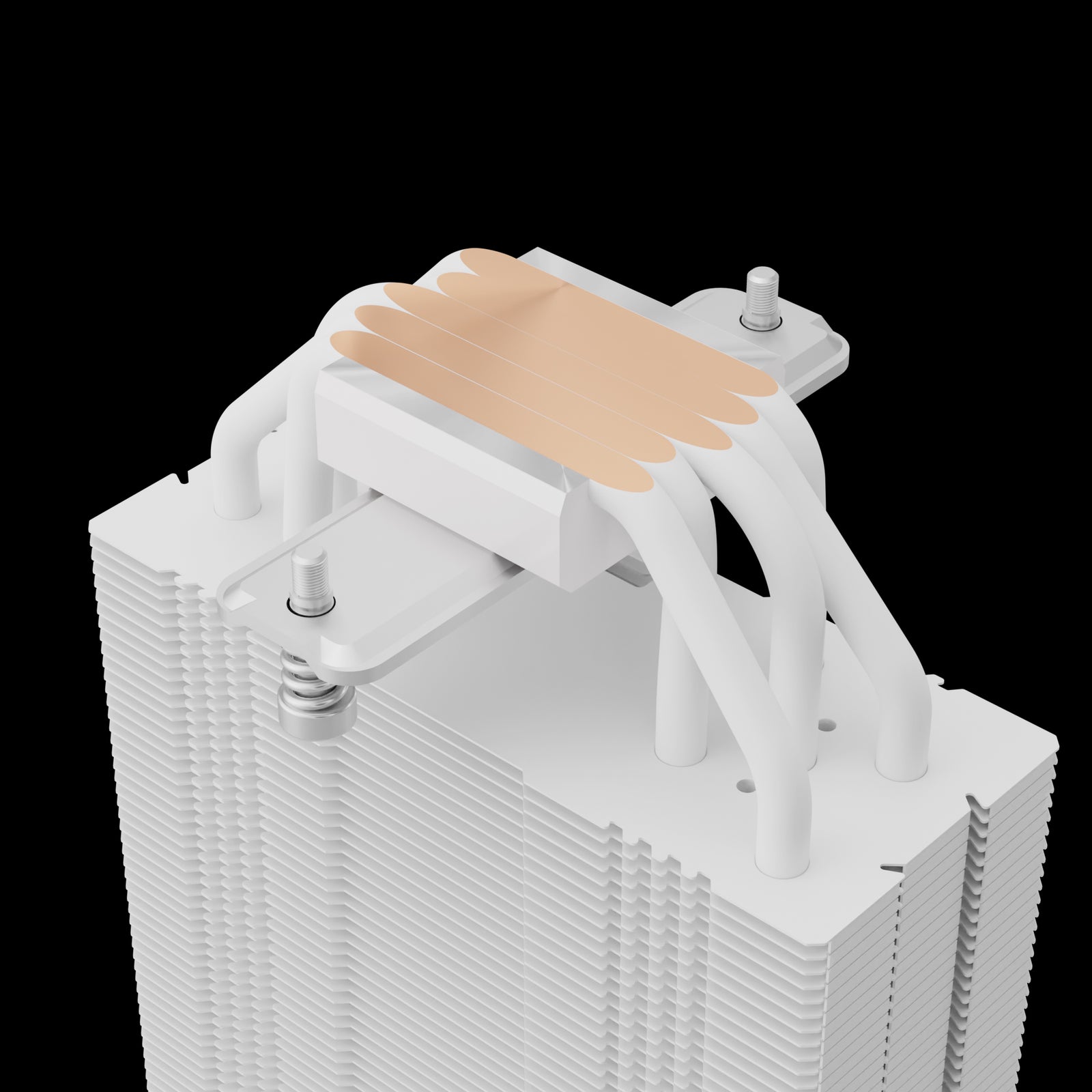 GAMDIAS BOREAS M2-510 WH White 120mm CPU Air Cooler with 5 Copper Heat Pipes