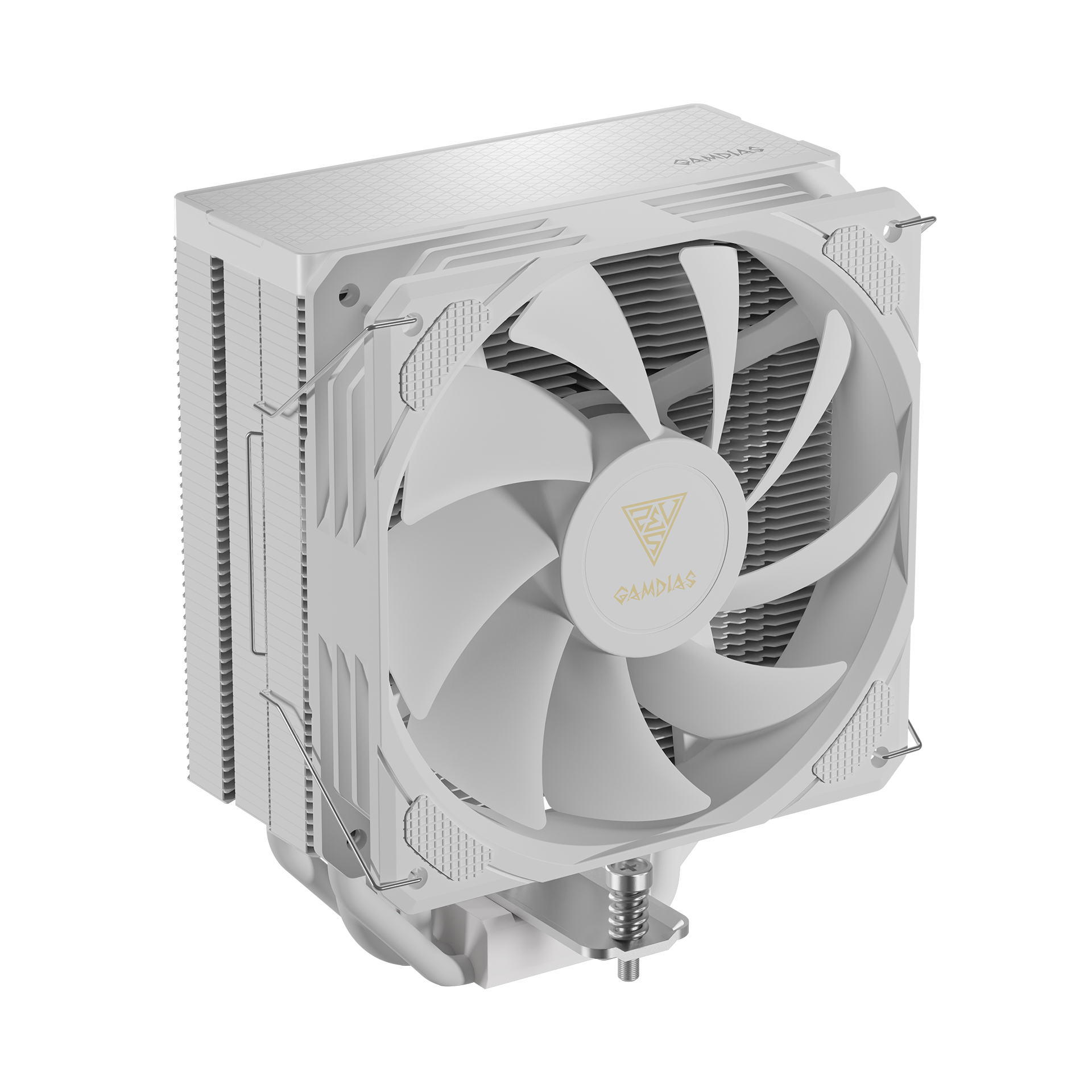 GAMDIAS BOREAS M2-510 WH White 120mm CPU Air Cooler with 5 Copper Heat Pipes