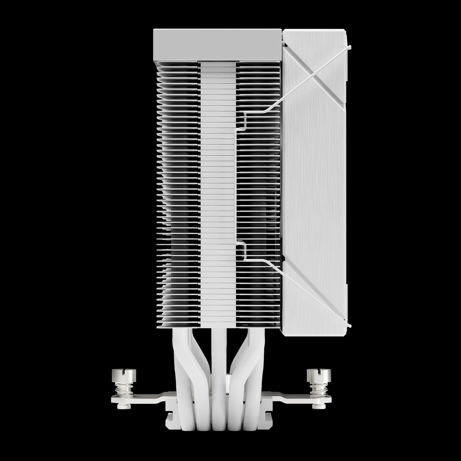 GAMDIAS BOREAS M2-51D WH White-120mm CPU Air Cooler with Digital Display & 5 Copper Heat Pipes