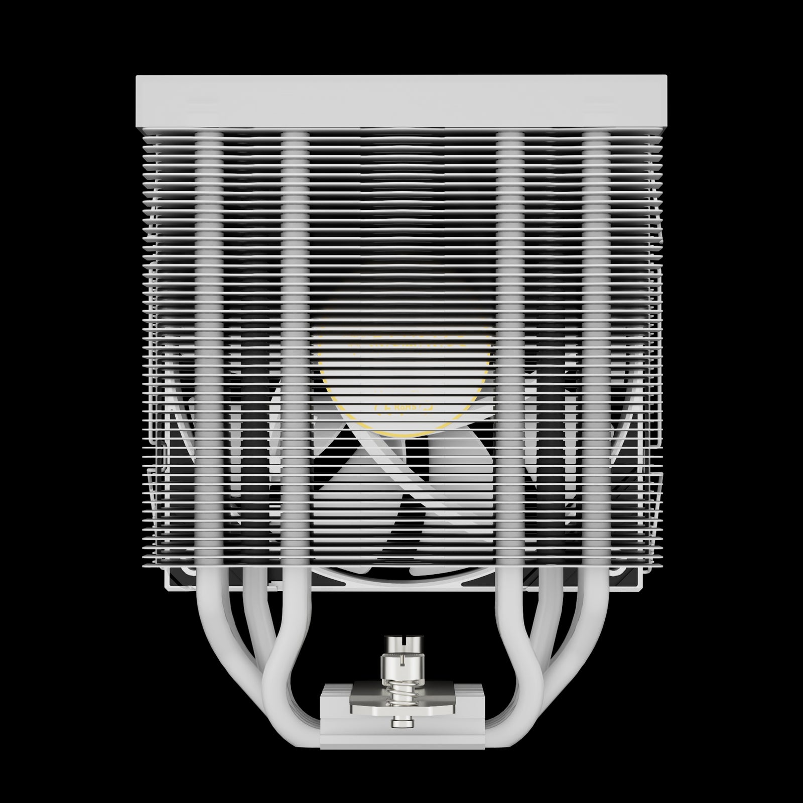 GAMDIAS BOREAS M2-51D WH White-120mm CPU Air Cooler with Digital Display & 5 Copper Heat Pipes