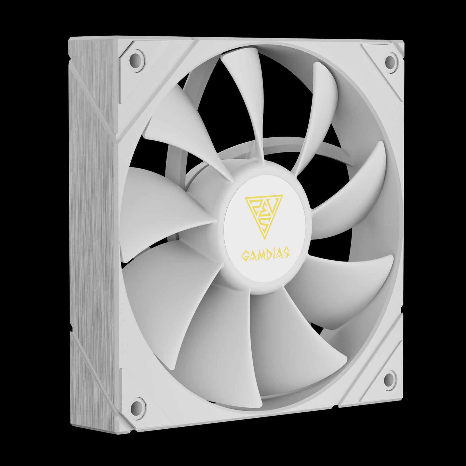 GAMDIAS BOREAS M2-51D WH White-120mm CPU Air Cooler with Digital Display & 5 Copper Heat Pipes