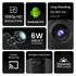 PORTRONICS Beem 410 Android 9.0 Smart LED Projector | 1080p HD Resolution | 3600 Lumens | up to 200" Display