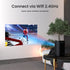 PORTRONICS Beem 410 Android 9.0 Smart LED Projector | 1080p HD Resolution | 3600 Lumens | up to 200" Display